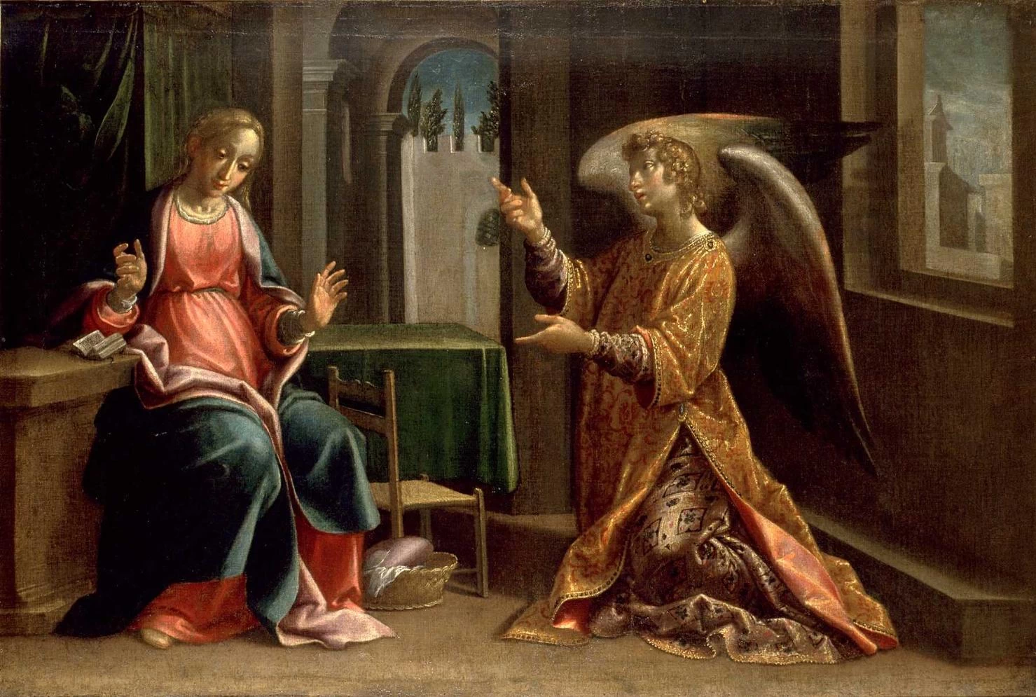 Aurelio Lomi - Annunciazione, Palazzo Blu, Pisa